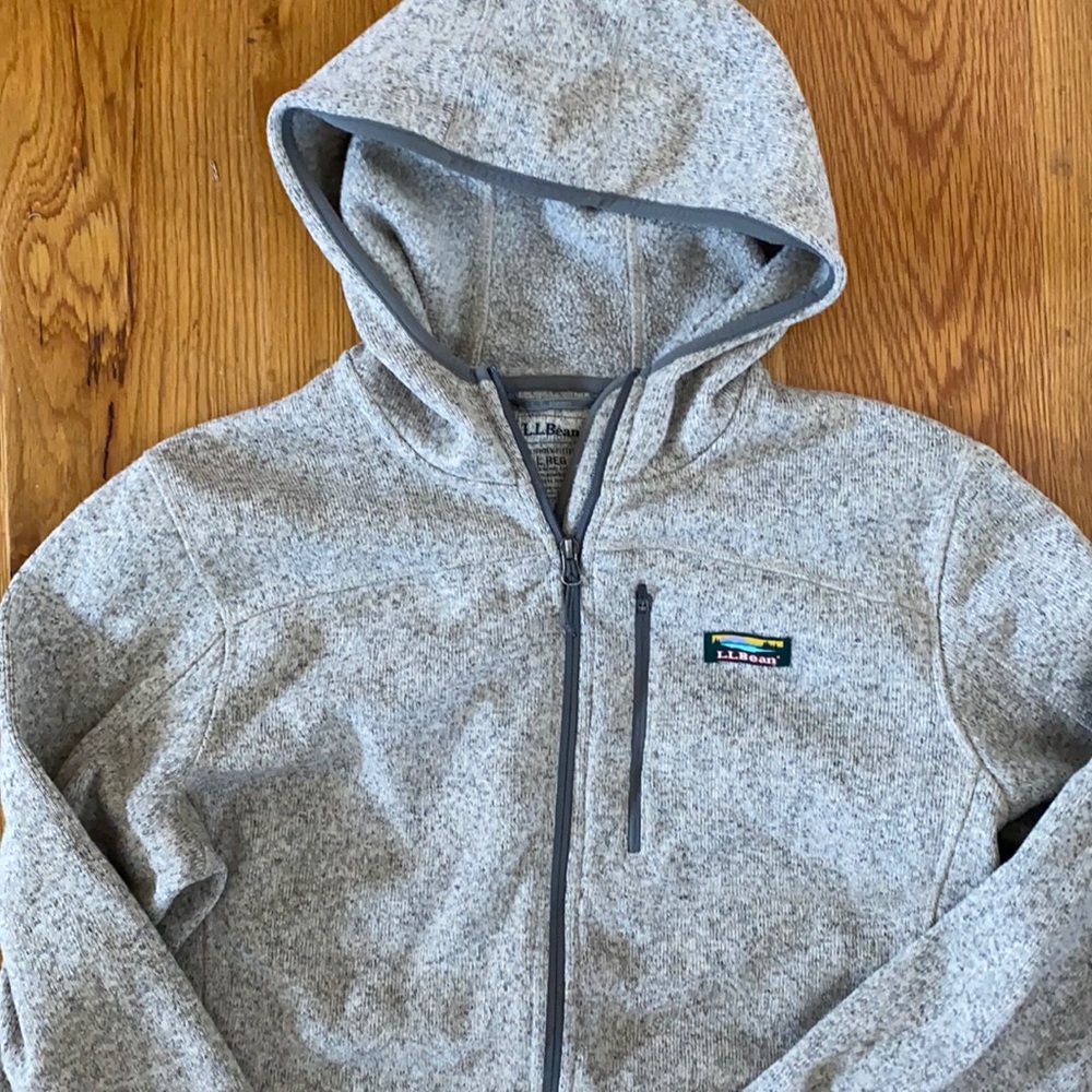Mens llbean sweater hoodie